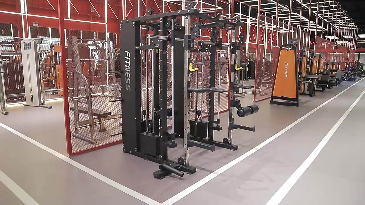 Multi Functional Smith Machine MND-C86 Commercial Gym Fitness Sports Equipment Multi Gym Stations in 1