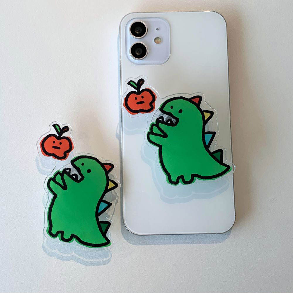 [Mongdaeng] Top Selling Grip Tok Phone Acrylic Holder lazydukong Holding Supplies Cute Design Grip Tok