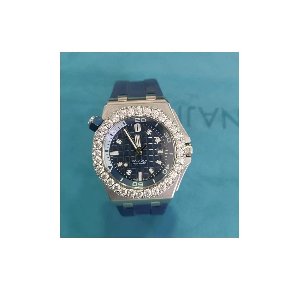 Latest Design Moissanite Diamond Watch for Men's and Women's Accessible at Reasonable Price from India