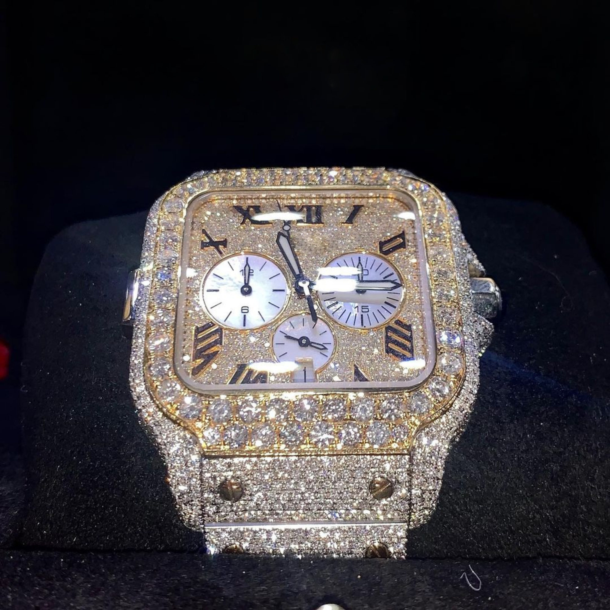 Best Quality VVS Diamond Moissanite Watch Fashion Jewelry Iced Out Diamond Watch