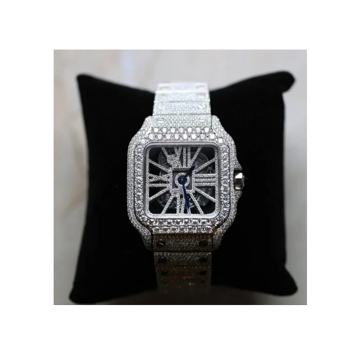 Premium Quality Dazzle and Define Mossanite Diamond Watch Make a Statement with Our Diamond Timepieces for Export