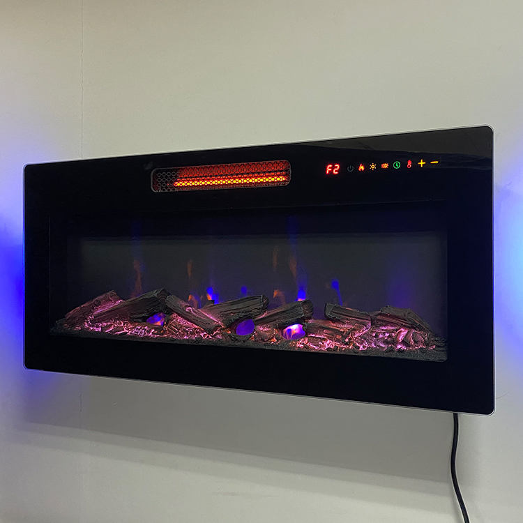 Decor Flame Effect Inset Wall Mounted Decorative Electric Fireplace For Sale