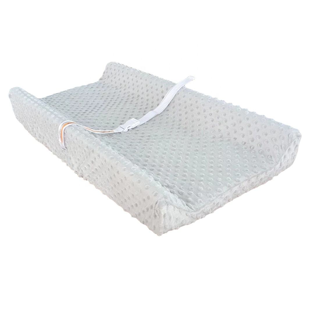 New Born Baby Products Top Quality Custom Reasonable Price Breathable Plush Diaper Changing Pad Cover