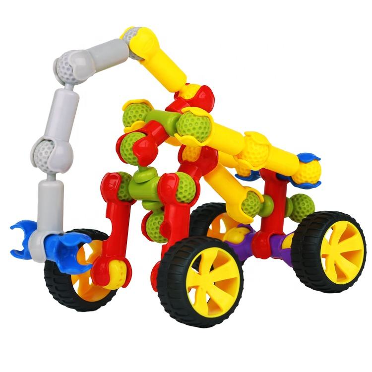 Hot selling kids diy building blocks toys puzzle changeable toys set