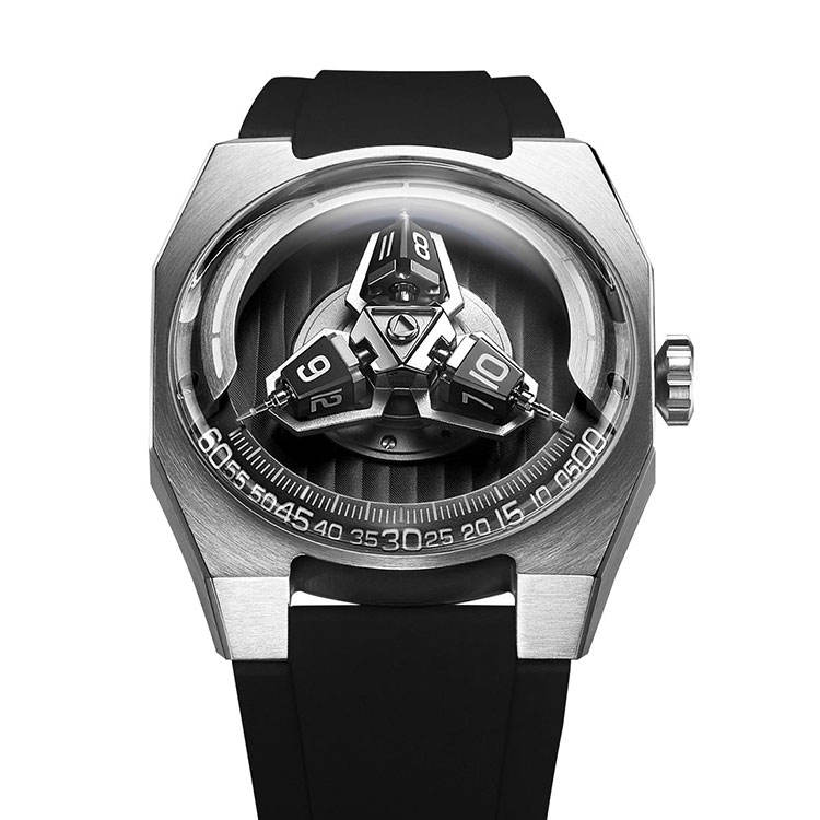 SANYIN Rotating Hour Unique Watch For Men Custom Brand Stainless Steel Wandering Hour Mechanical Wrist Watch Manufacturers