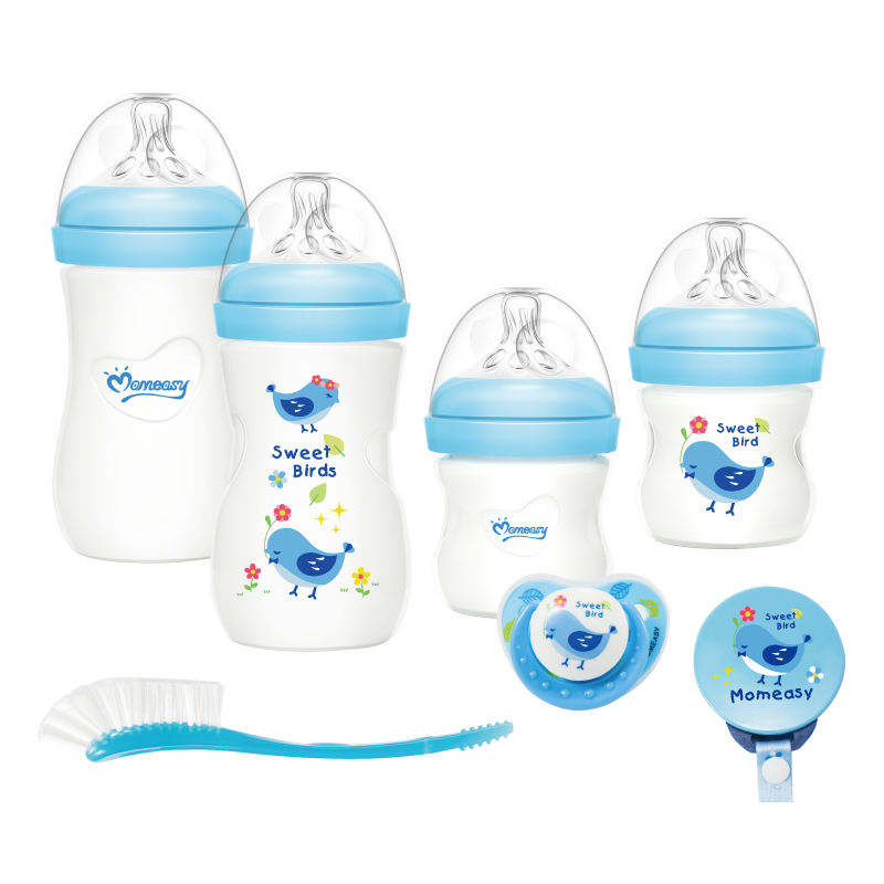 4oz/8oz baby feeding bottle set MOQ one carton factory directly supply baby products newborn set