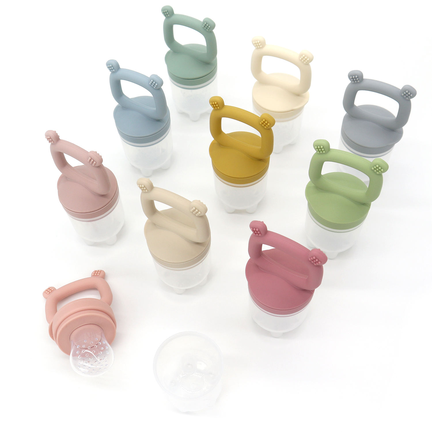 Factory BPA Free Teething Nipple Silicone Soother Pacifier Fresh Food Baby Fruit Feeder