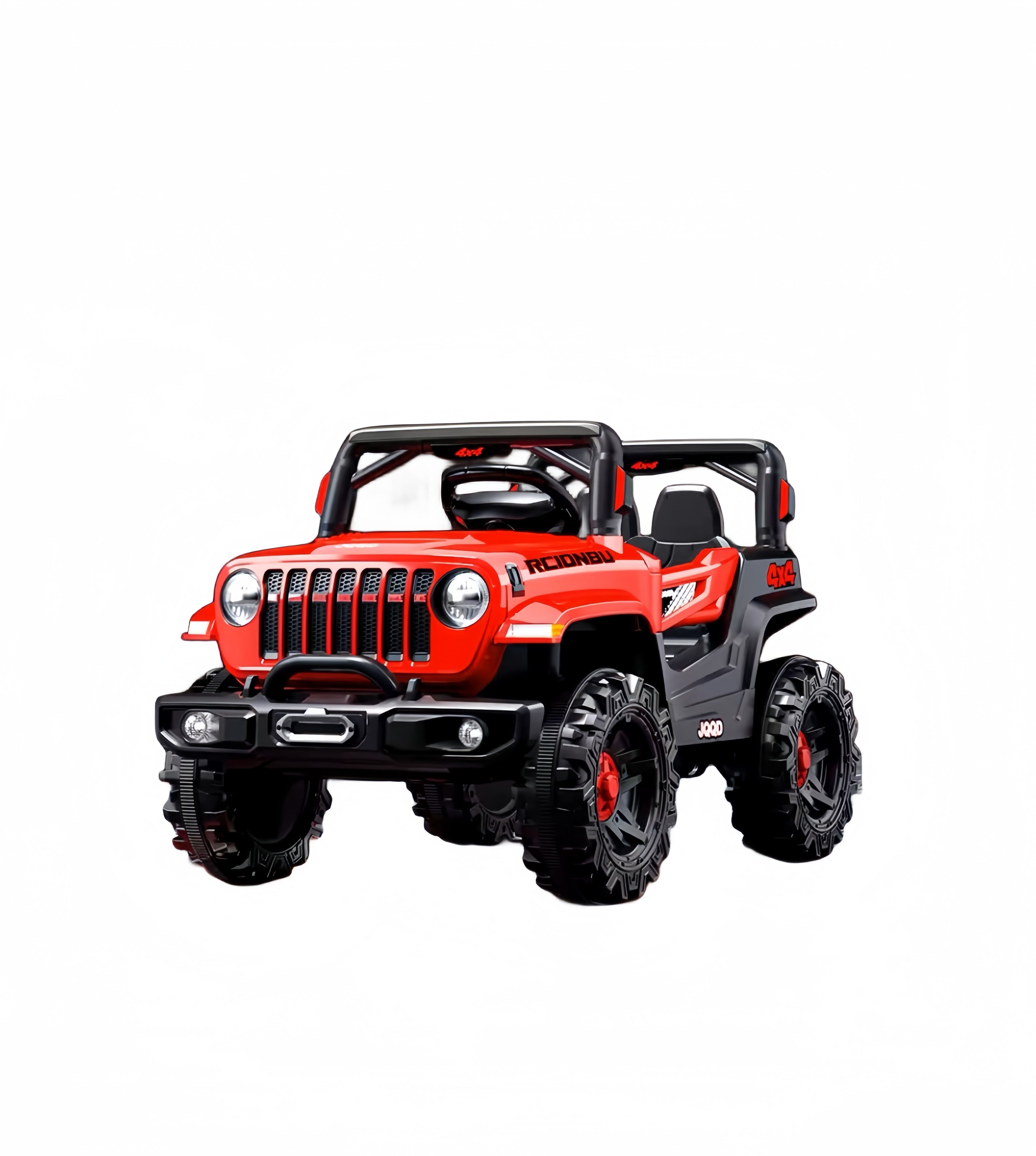 Unisex Children's Electric Four-Wheeled Ride-on Toy High-End Classic Car with Dual Remote Control Drive for Girls Kids 2 Seater