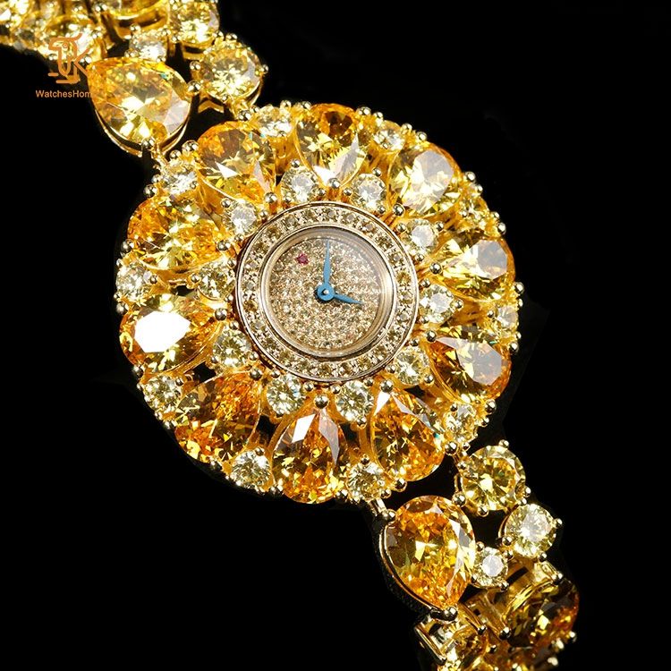 Unique Quartz Watch With Cow Leather Band Elegant Dress Automatic 18K Gold jewelry Quartz Watches women Custom Manufacturers