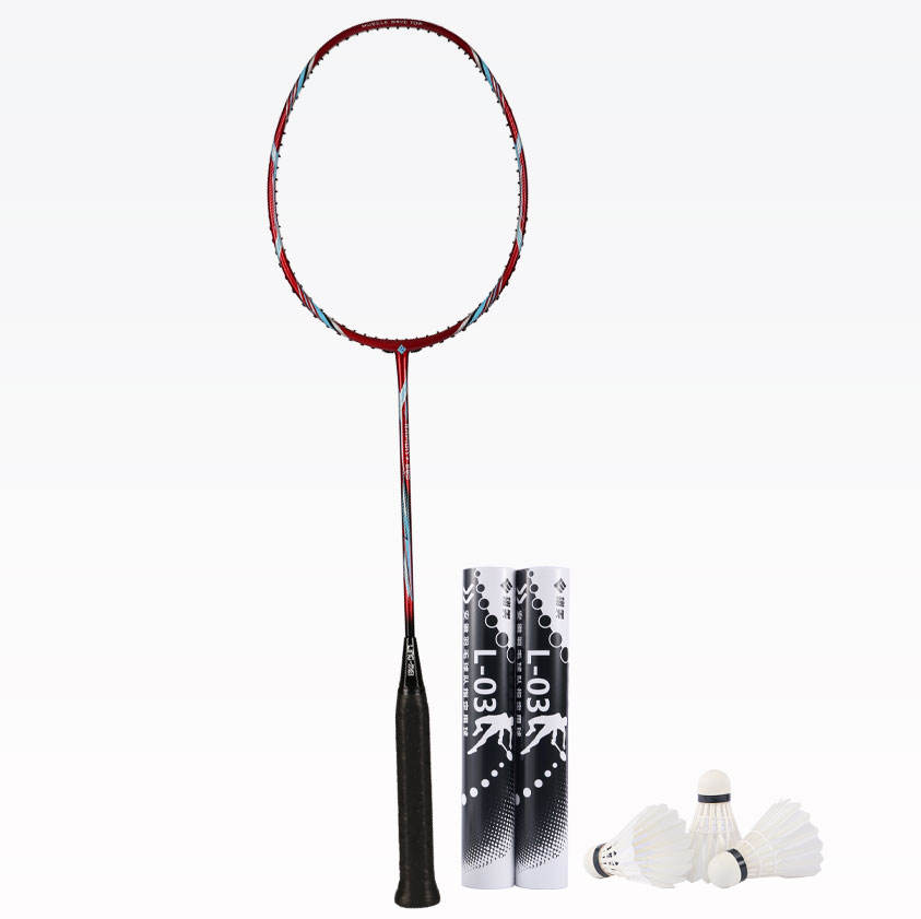 Domestic high-end carbon primary training badminton racket