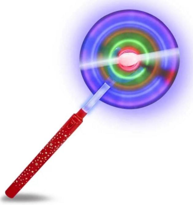 AP Trending Products Kids Light Up Toys Led Flashing Kids Led Spinning Light Up Toys Light Up Wand Christmas Spinning Toys