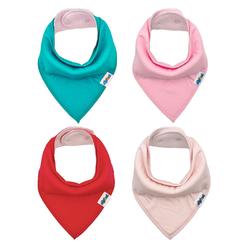 Customize Plain Colors China Wholesale Baby Bibs Bandana 100% Organic Cotton Baby Bibs Products