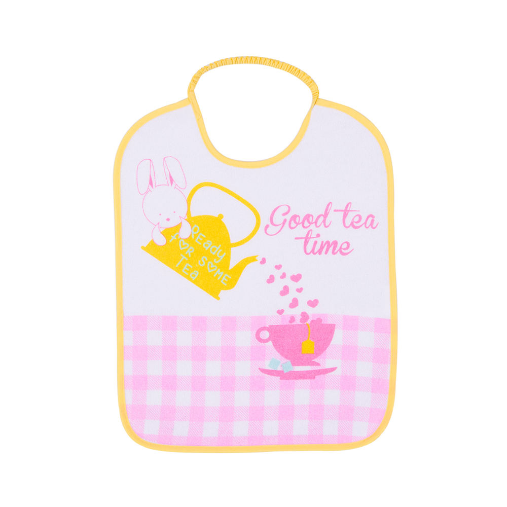 Customized Baby Products Waterproof Printed 100% Cotton Drooling Bibs For Baby Girls