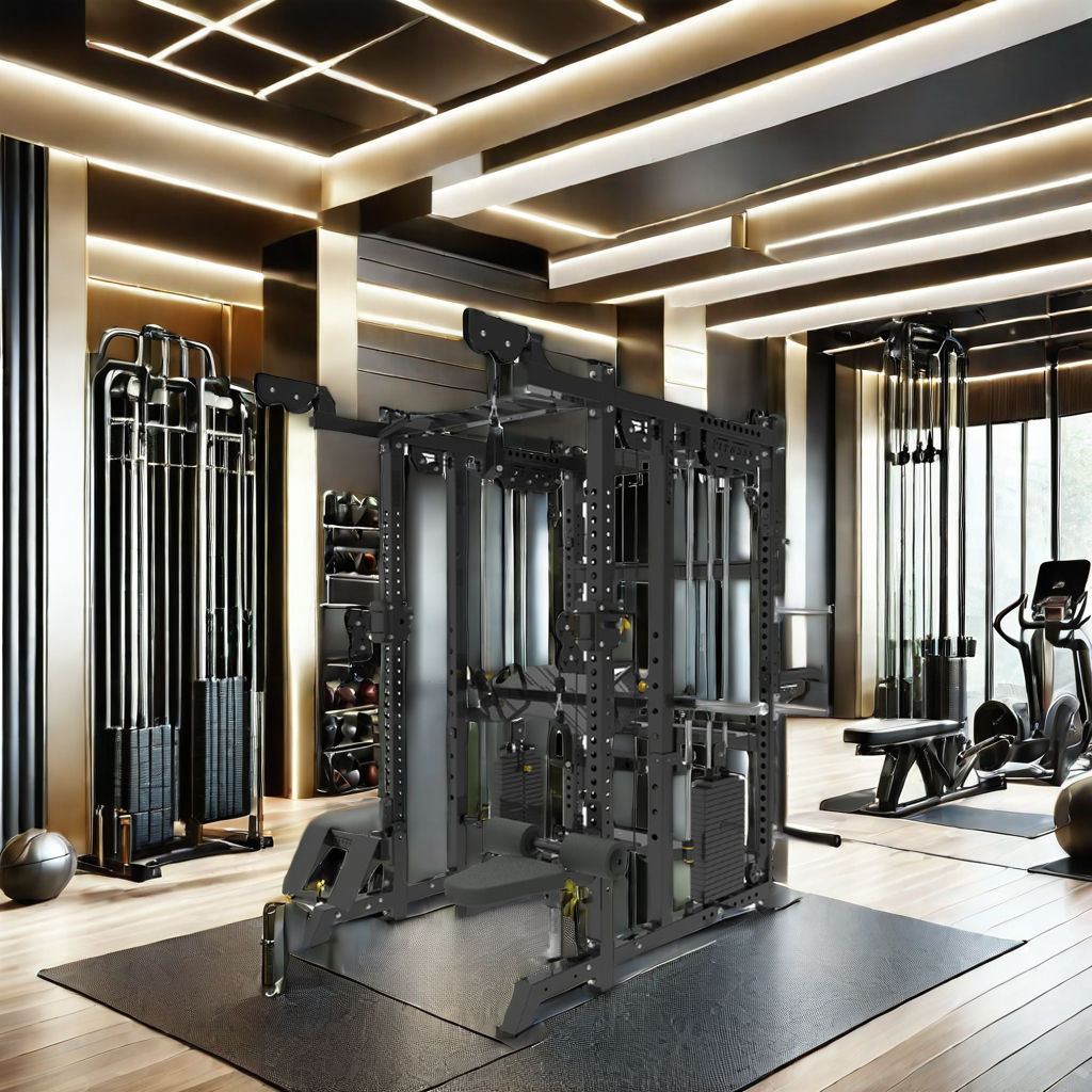 Unisex High Waist Smith Machine Exercise Trainer Professional Multi-Functional Gym Equipment for Chest Shoulder Training Sale