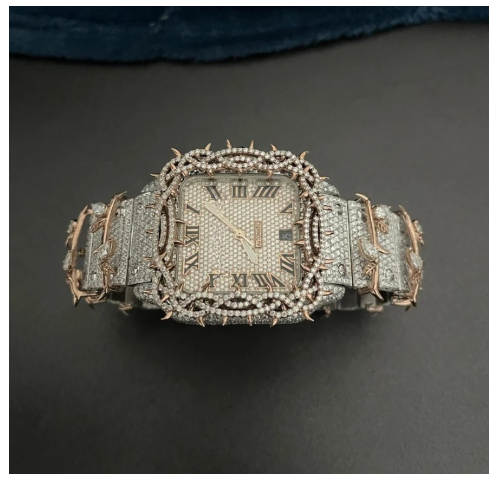 Elegant Illumination Shimmering Sophistication Moissanite Diamond Watches Moissanite Diamond Timepieces