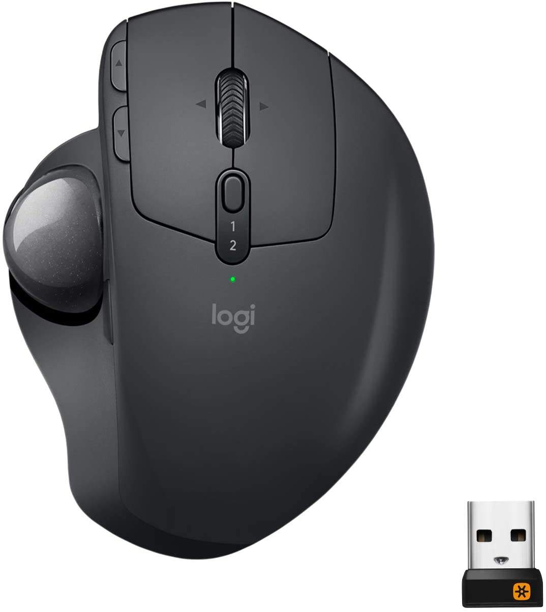 Logitech MX Ergo Wireless Trackball Mouse Adjustable Ergonomic Design Wireless Mouse