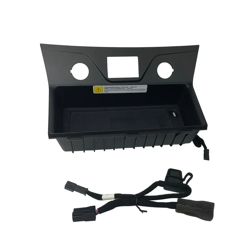 Leamore Car Accessories For Hyundai Tucson 2016-2018 Wireless Charger Pad QI Mobile Phone Accessories Battery Charger