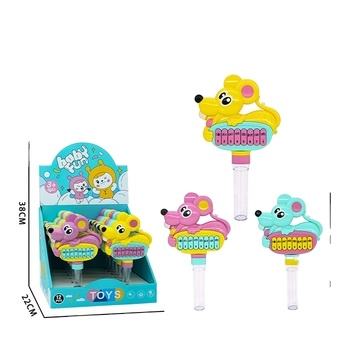 High Quality Children Plastic Educational Toy animal cartoon candy toys Macaron color baby early sale cute mini mouse