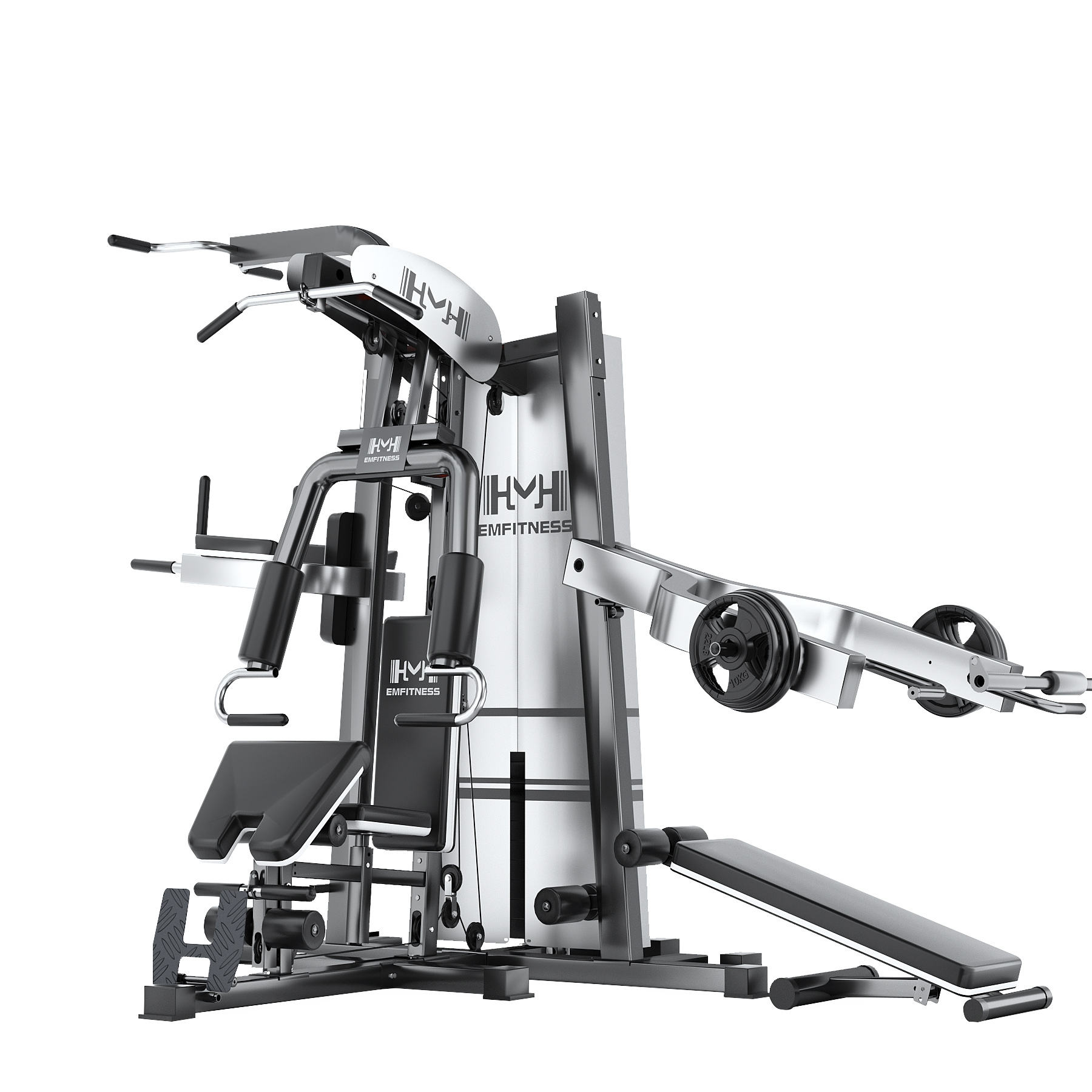 Wholesale home 3 station muti Gym Fitness Equipment machine fitness