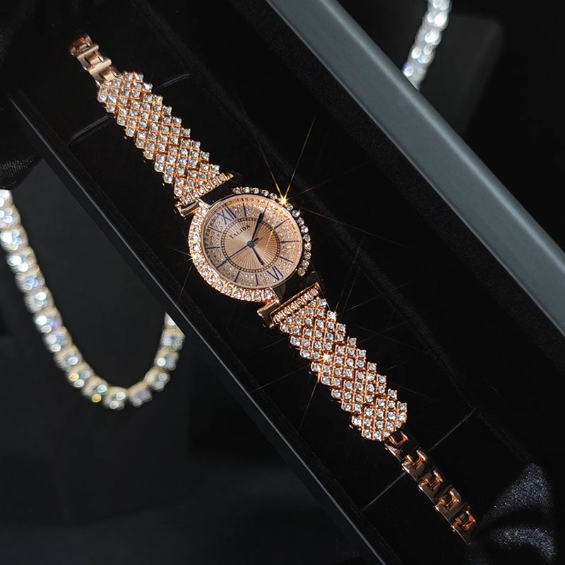 Sicgem Fashion New Design VVS Moissanite Diamond Watch Round Shape Ice Out Jewelry Moissanite Watch