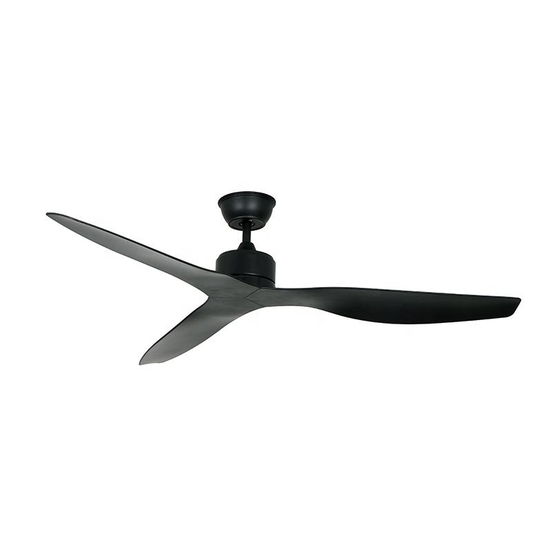 Simple home appliances ceiling fan decorative remote control 3 pcs ABS plastic baldes ceiling fan