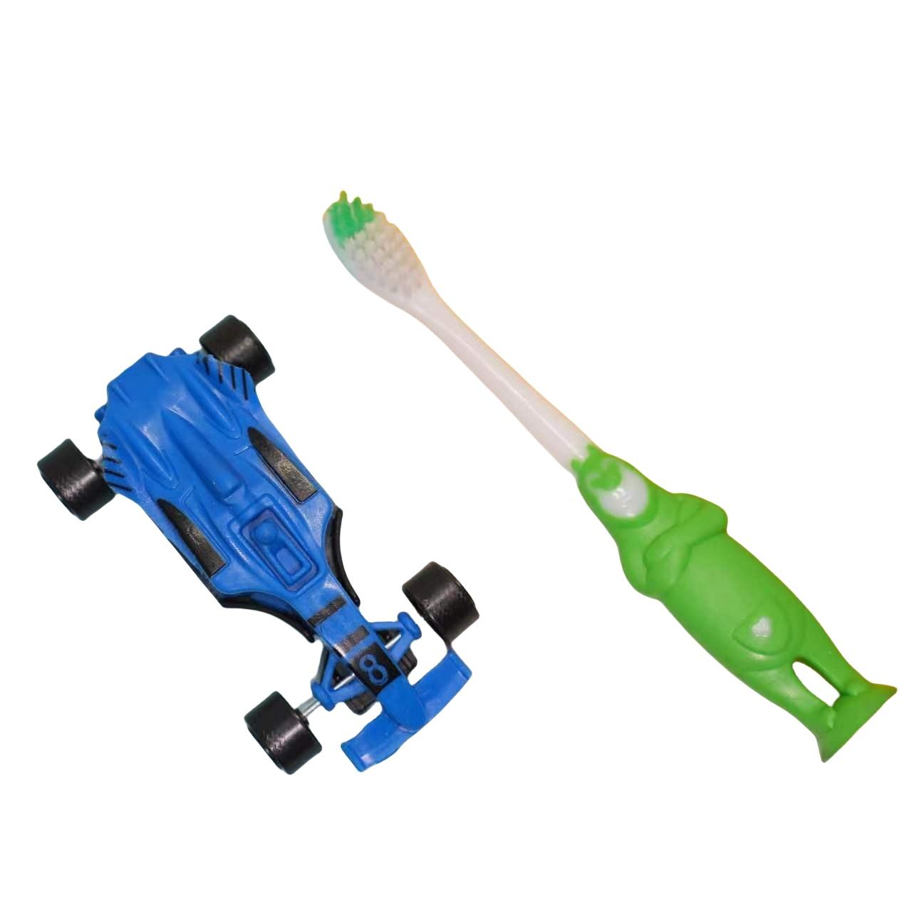 High end children's toothbrush with soft bristles for babies and toddlers aged 2-12