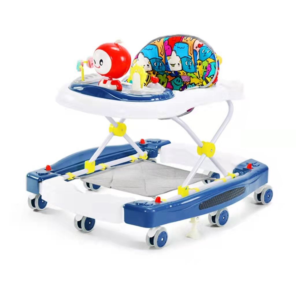 Hot sale anti-o-leg baby multi-function anti-rollover trolley baby can sit and push boys and girls available baby walker