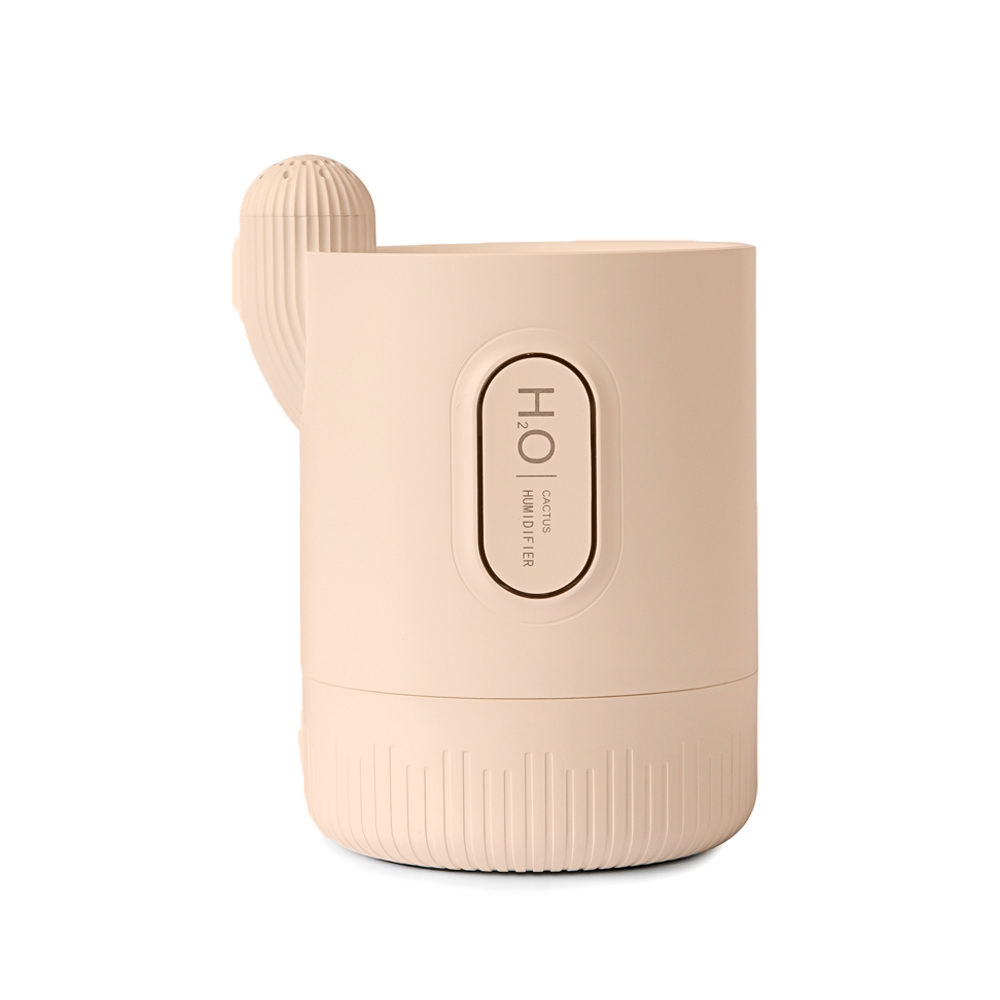 Home Appliance 340ML Cool Mist Ultrasonic Desktop Diffuser Mini Air Cactus Shape Humidifier For Home Decor