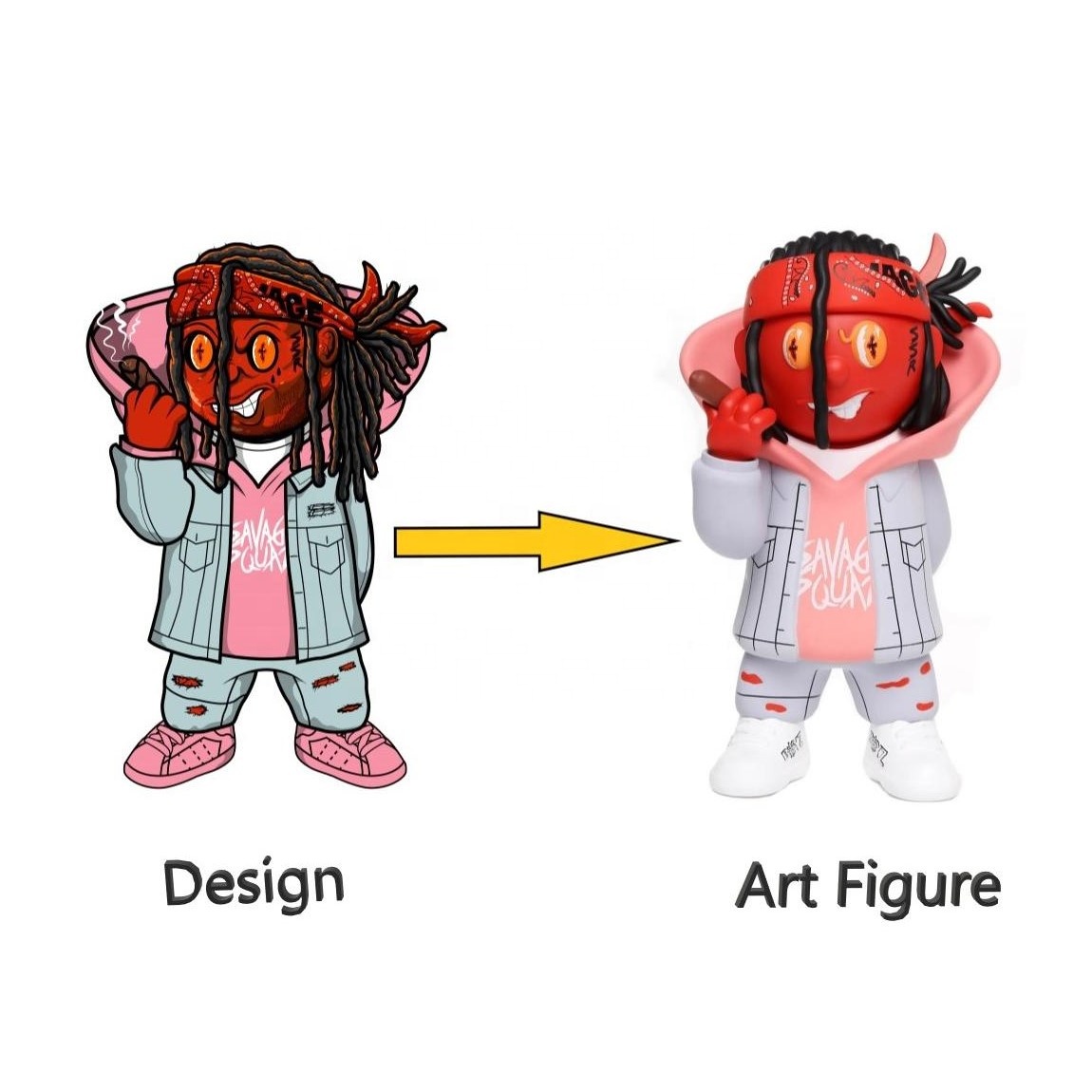 Art Designer Toy Manufacturer Provide Full Custom Toy Services Create Your Own Vinyl Figure Masterpiece 