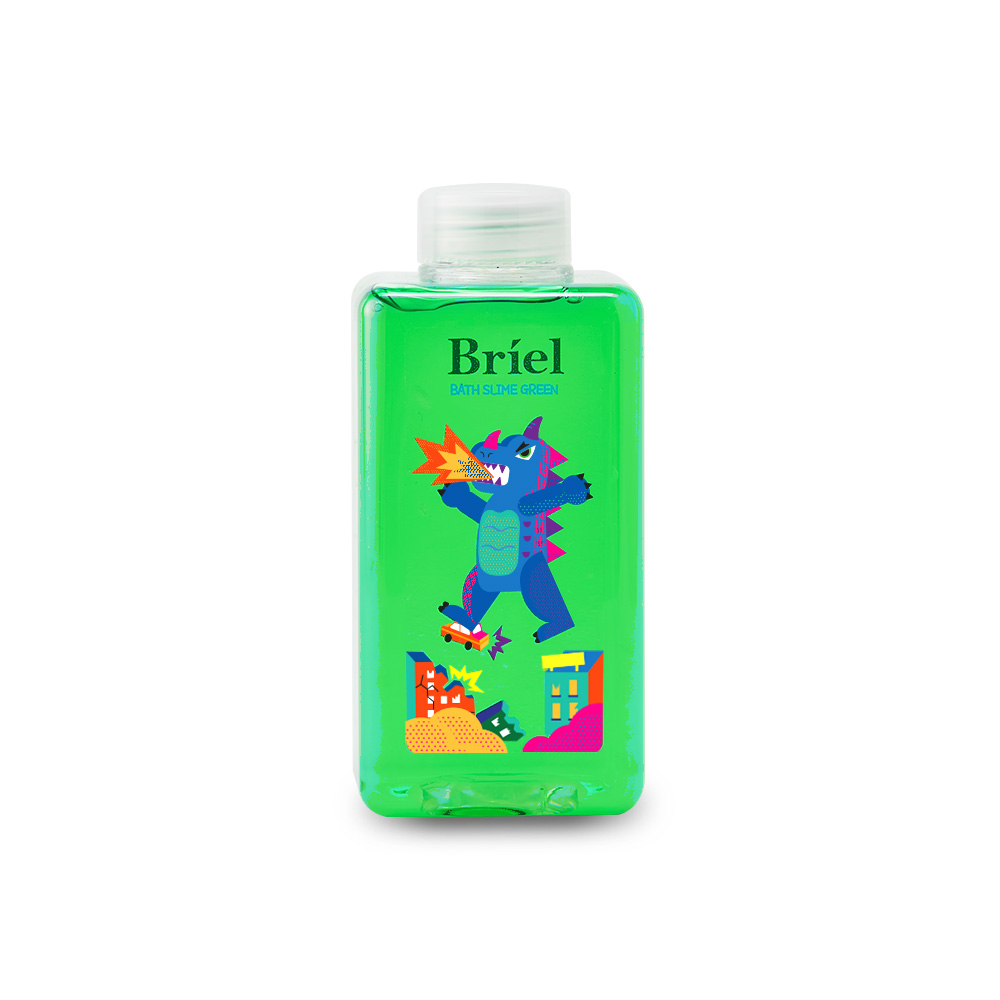 Briel Bath Slime 480ml Green Blue Pink Children Bath Toys Tactile Play Fun And Exciting Bath Time No Artificial Colors Added 