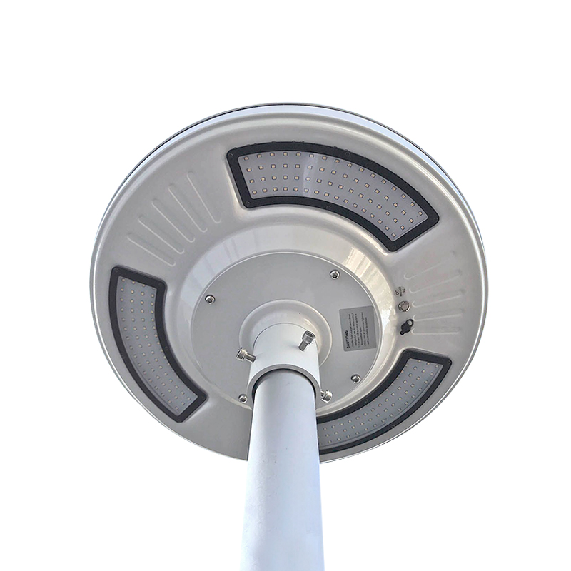 Outdoor Solar Led Street Light Square Rgb Color Beads Motion Sensor Solar Powered Security Light Ip66 Rating Road Lighting 