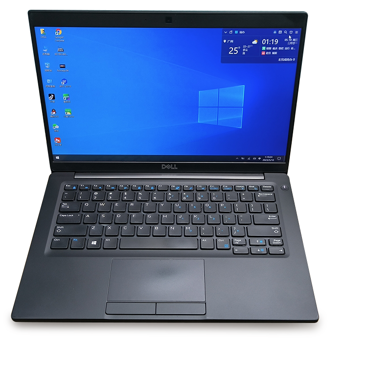 Vente En Gros Ordinateur Portable D'occasion Reconditionne Le Moins Cher For Dell 7390 I7 13.3" 8g 256g Ordinateur D'occasion 