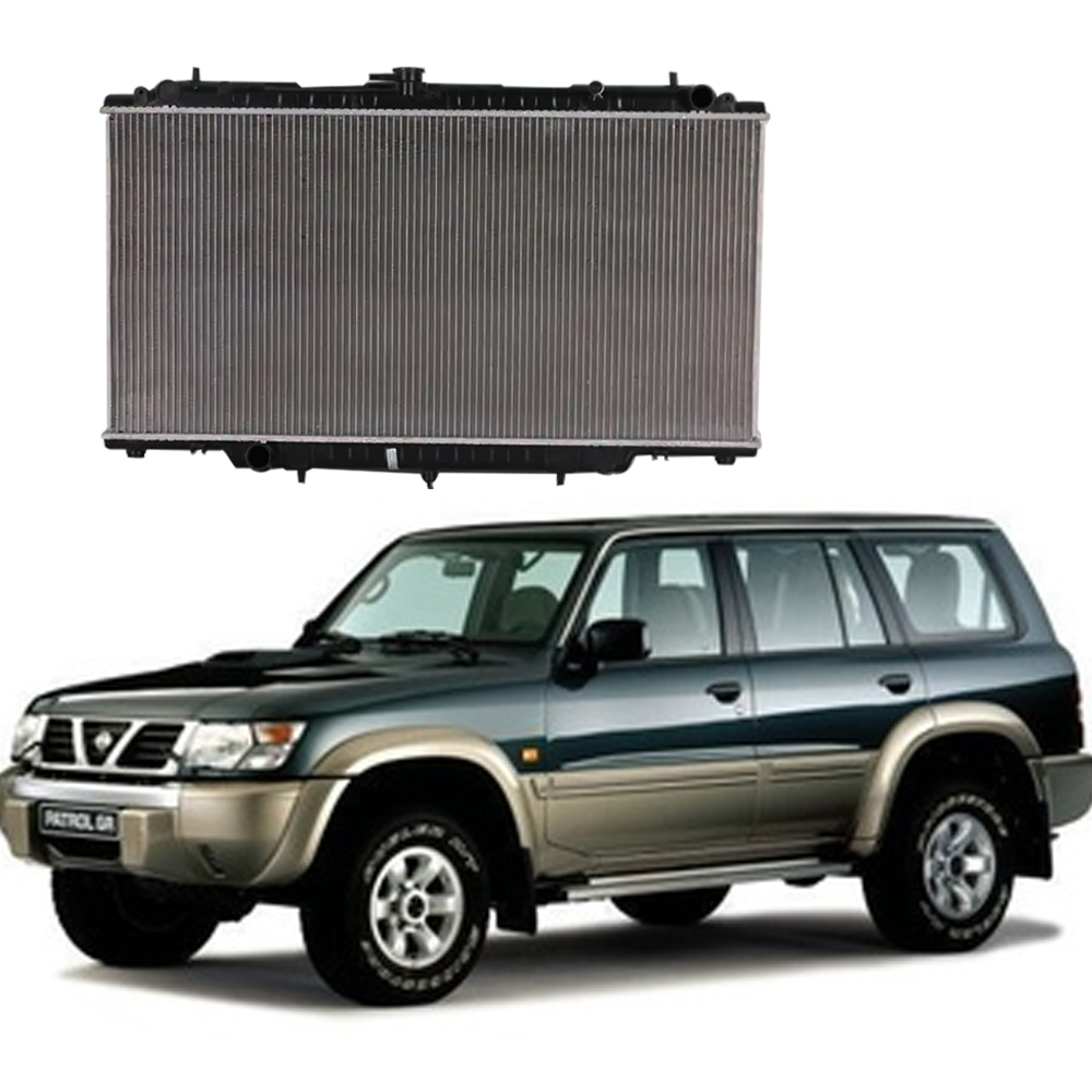 Oem 21410vb200/21460vb201 Auto Parts Cooling System Aluminum Radiator For Nissan Patrol Car Brazing Radiator 