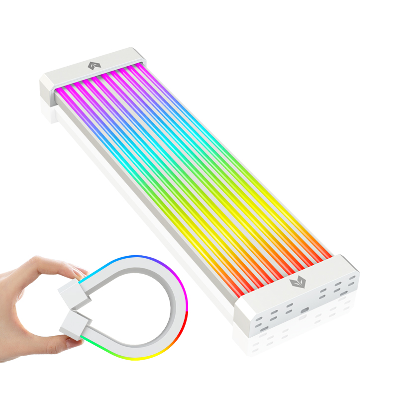 Special Product Coolmoon Computer Accessories Al200 Neon Led Strip Board High Quality Silicone 5v 3pin Argb Cable Extension 