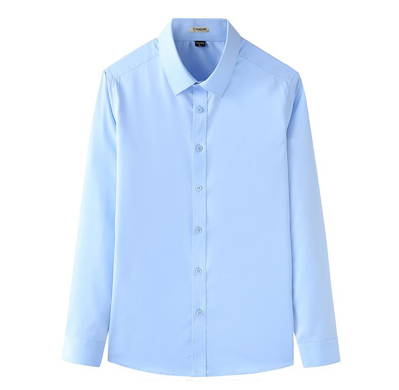 Men's Shirt Spring Cotton Menswear Long Sleeve Color Loose Casual Wholesale Solid Color 