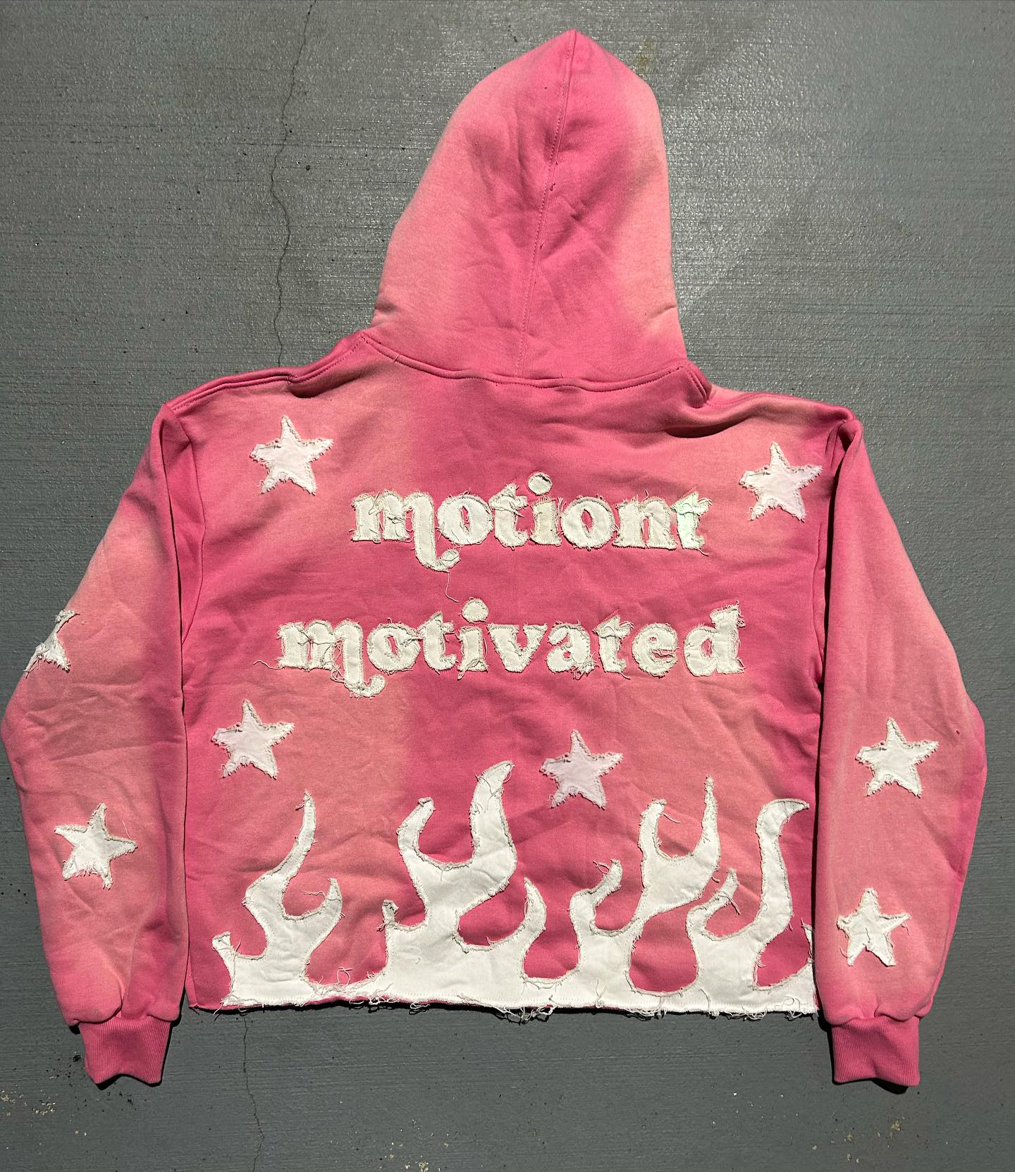 Hot Sale Cropped Raw Hem Streetwear Men Functional French Terry Distressed Embroidered Vintage Wash Hoodies Unisex 