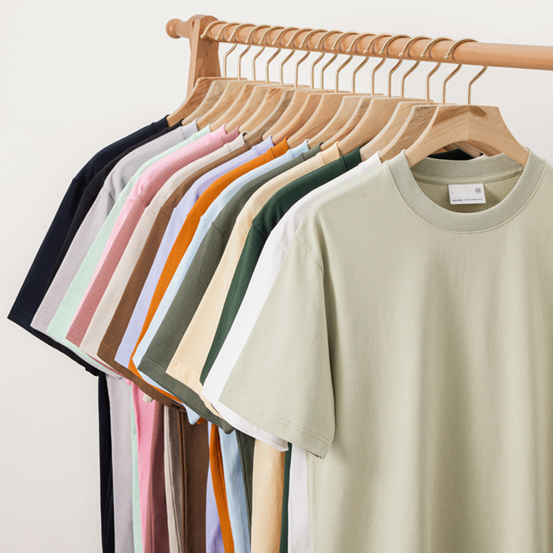 Custom High Quality Blank Loose Fit T Shirt Tees Man Plain Oversize Cotton Premium Heavy Weight 230 240 280 300 320 Gsm 300gsm 