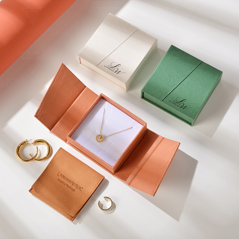 Lionwrapack Free Sample Jewelry Box Sustainable And Elegant Paperboard Box For Necklaces Ring And High End Jewelry Storage 