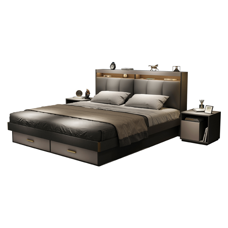 Modern Bedroom Set Queen Bed Frame Storage With Drawer Dynasty Wood Framed Queen Bed Frame Luxury 