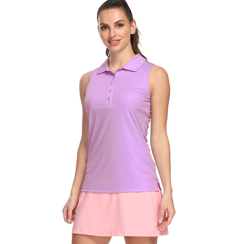 Custom Logo Women Golf Wear Netball Uniform T Shirt Badminton Shirt Dress Clothing Golf Polo 
