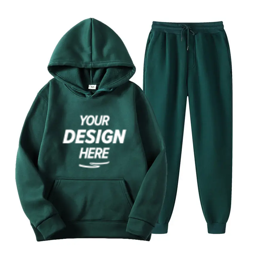 Custom Training Jogging Embroidery Tracksuits For Men Slim Fit 100% Cotton Cargo Sweat Men's Hoodies &amp; Sweatshirts 