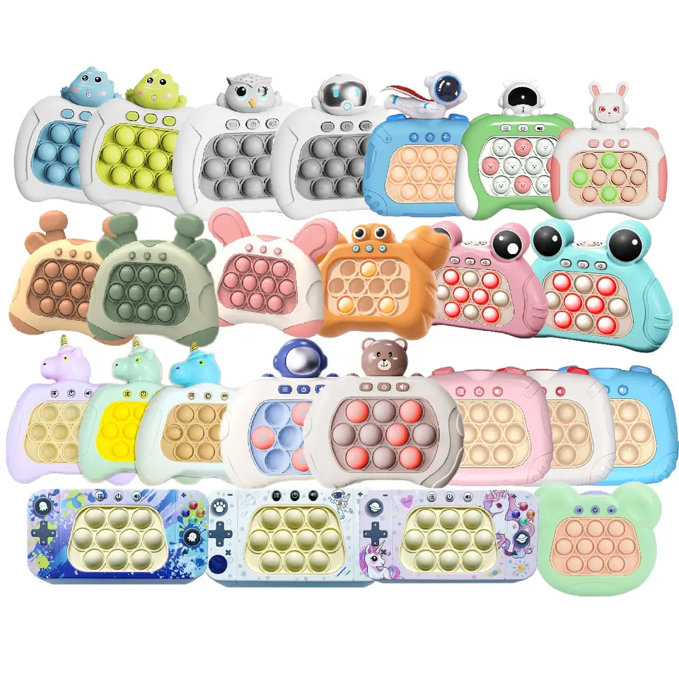Ma Hot Selling Quick Push Toys Electronic Game Push Squeeze Toys Bubble Versus With Friends Push Pop Fidget Toy For Kids 