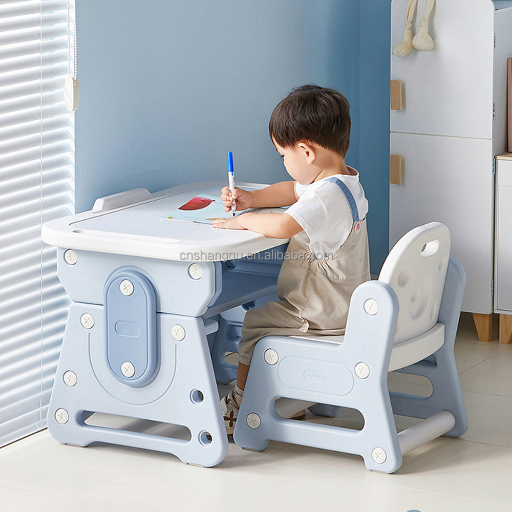 Children Adjustable Height Drawing Baby Learning Chair And Table Set Toddler Table And Chairs Kids Table And Chairs Set 