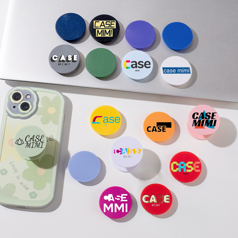 Top Seller Mobile Phone Accessories Custom Phone Poppings Socket Up Grip Holder Custom Logo Printing Sockets Phone Stand 