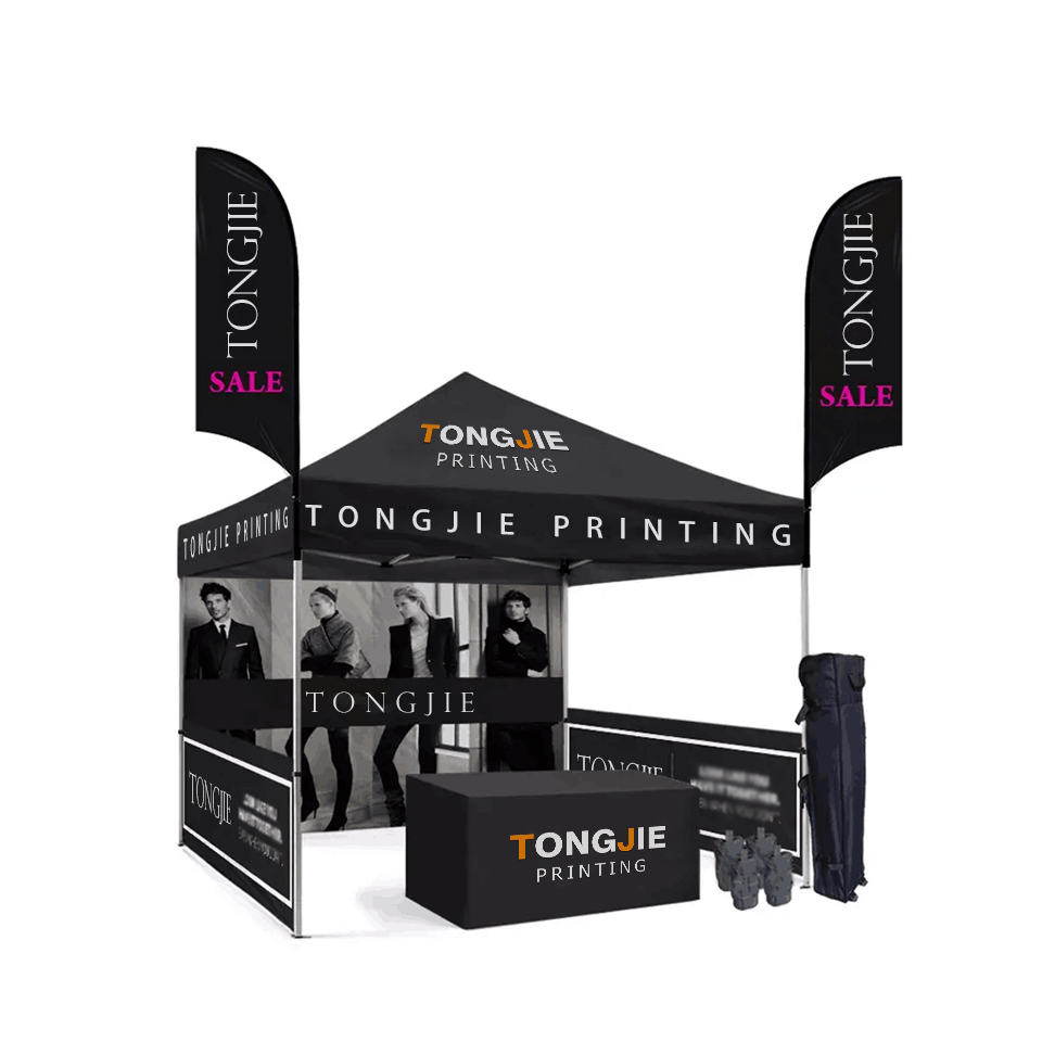 Dye Sublimation Transfer Printing 10x10 Custom Steel Canopy Tent Advertising Pop Up Tents For Trade Show Display Events Outdoor 
