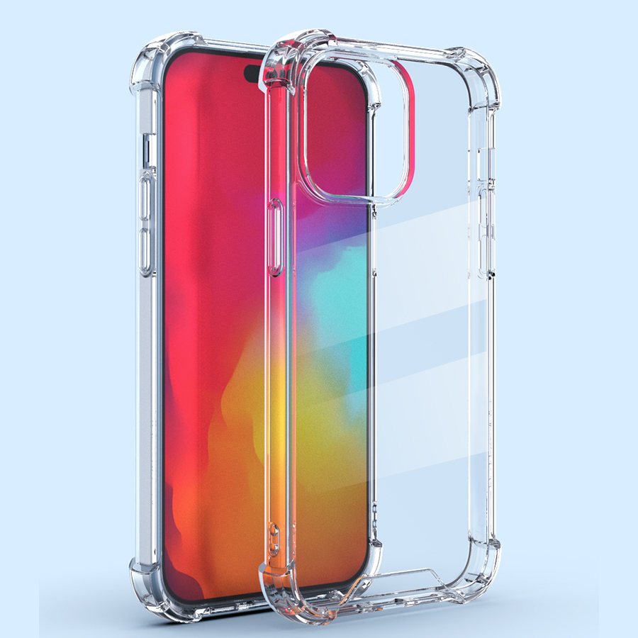 Clear Transparent Air Cushion Silicone Hard Cover Shockproof Phone Case For Iphone 14 13 12 11 X Xs Xr Pro Max Plus Cases 