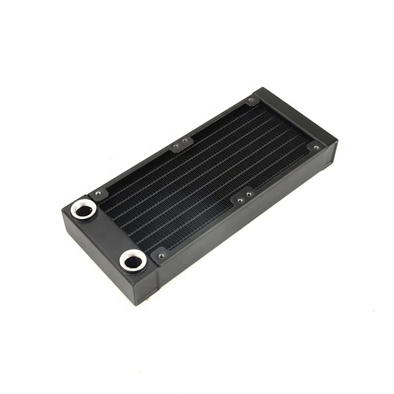 Ococoo 160mm Heatsink Pure Aluminium G1/4 Thread Mini Radiator Fan Laptop Computer Processor Cooler Diy Water Cooler Accessories 