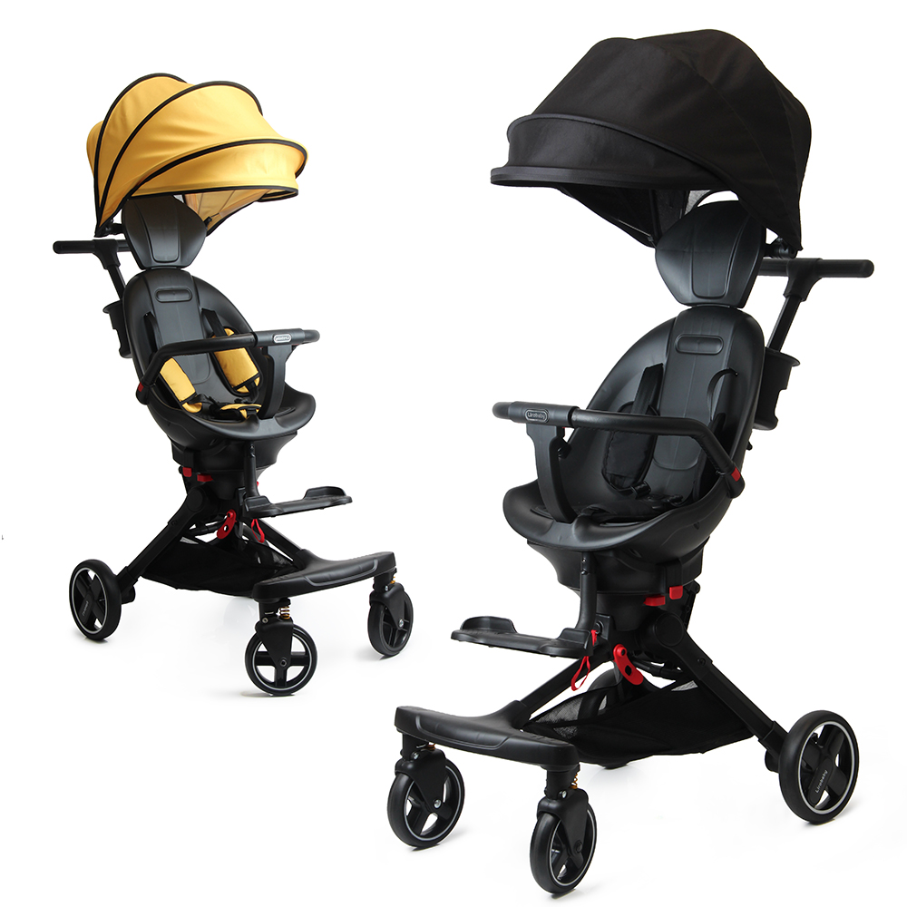 2022 New Model Custom Luxury Foldable Baby Carriage Strollers For Kids With Umbrella 