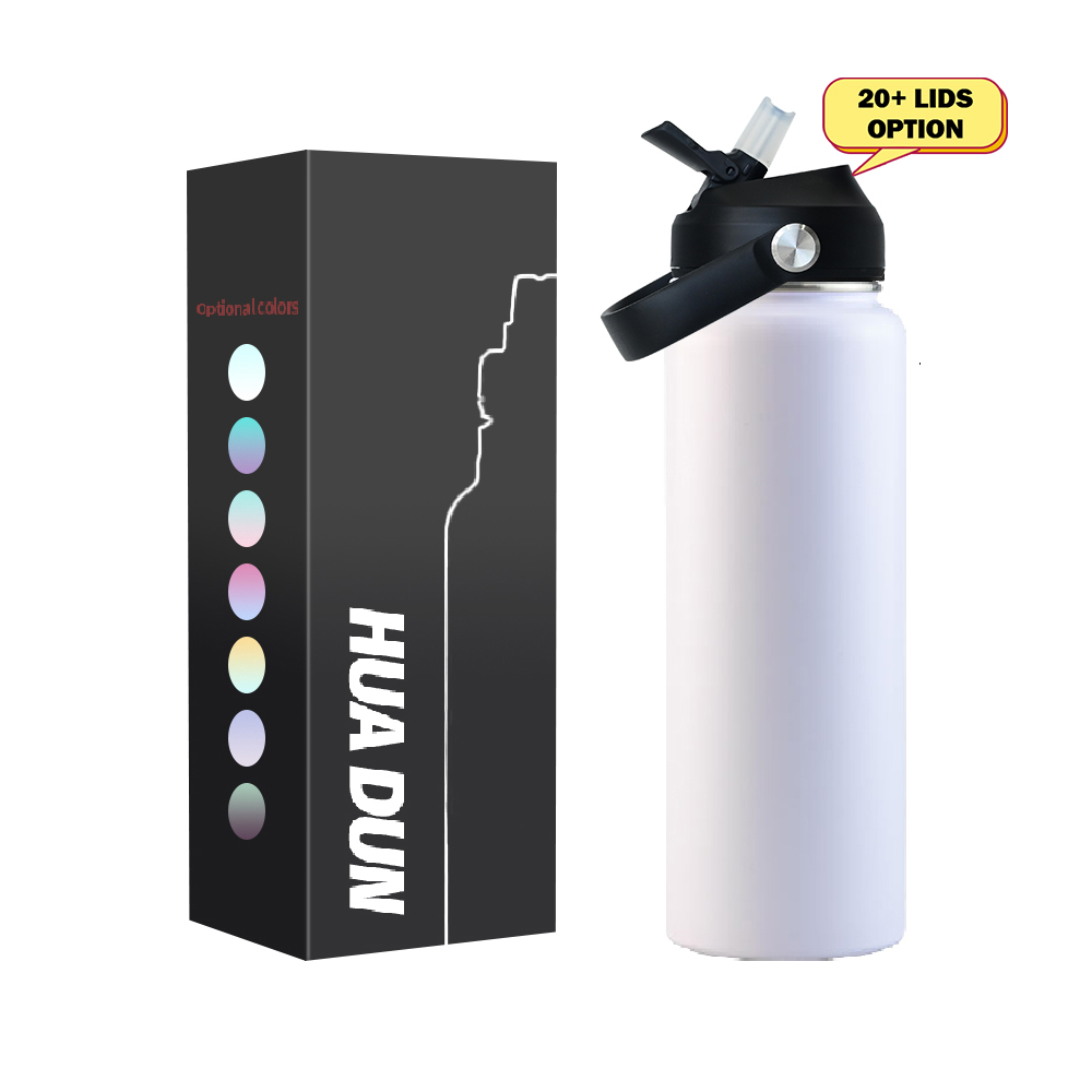 Wholesale Sublimation Double Wall Sports Bottle Stainless Steel Aquaflask Tumbler 18oz 22oz 32 Oz 40 Oz Sublimation Water Bottle 