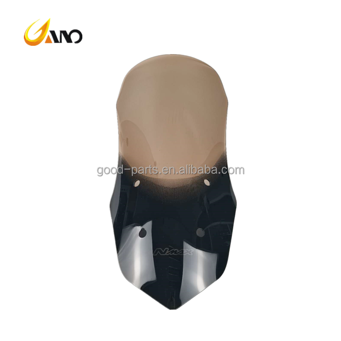 Wanou Nmax 155 Motorcycle 4mm Abs Plastic Brown Front Visor Windscreen Windproof Glass Windshield 